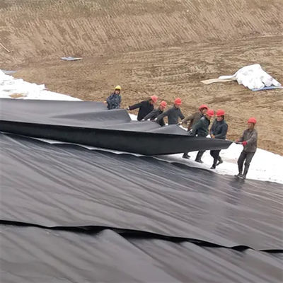 Industriële ontwerpstijl 0,5 mm 0,75 mm 1 mm HDPE-geomembraan voor landbouwpondliner