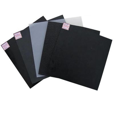 Dikte 0,2 mm-3 mm Pond Liner GM13 2 mm HDPE Geomembrane Wit waterdicht voor garnalenpoel