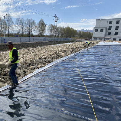 Gekruiste categorieën Consolidatie HDPE Geomembrane Pond Liner 0,5 mm 1 mm 1,5 mm voor mijnen