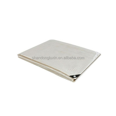 160 g M2 Strip Rollen Blauw Wit HDPE Geweven Stof HDPE Tarpaulin met LDPE laminatie