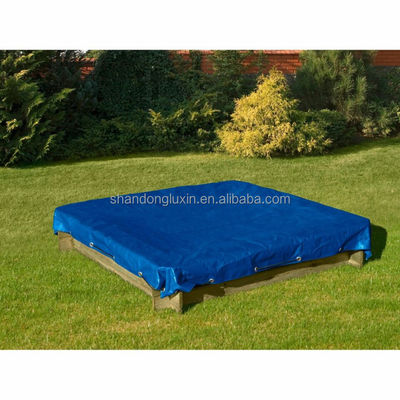 160 g M2 Strip Rollen Blauw Wit HDPE Geweven Stof HDPE Tarpaulin met LDPE laminatie