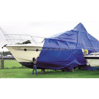 Waterdicht vrachtwagenbedekking Canvas Tarpaulins 220gm HDPE hittebestendig voor tentgebruik