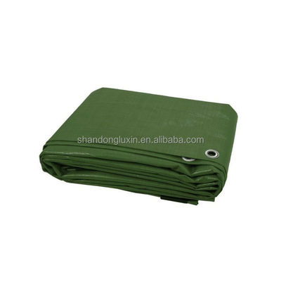 Poly Tarp Roll Zonnebrandcrème Truck HDPE Tarpaulin voor facility Cover 500D-1500D Garens