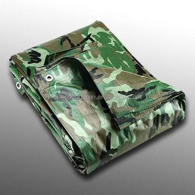 Tarpaulin garenscount 500D-1500D Logo drukken voor vrachtwagen luifel dekking op trailer tent