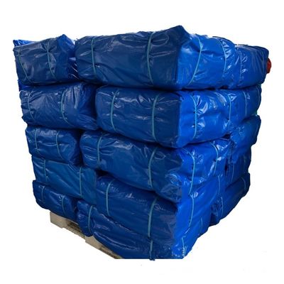 Gecoate blauwe PE-doek tent voor vrachtwagen regenbestendig patroon contact contact