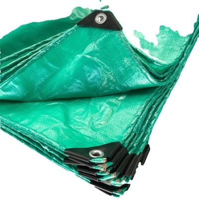 Sterk waterdicht PE-doek HDPE-gecoat doek 120 g Breedte 4 m Versneden