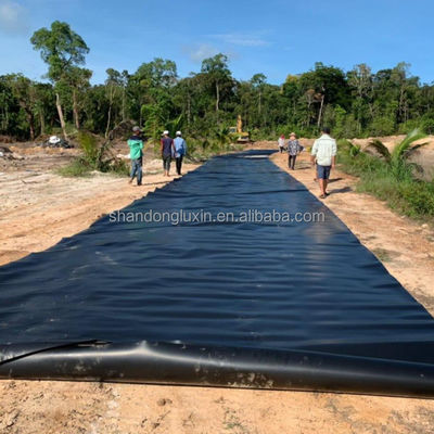 Geomembrane met dubbel glad oppervlak 1 mm 2 mm voor milieuvriendelijke stortplaatsen