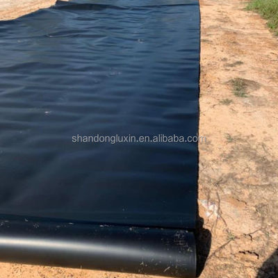 Geomembrane met dubbel glad oppervlak 1 mm 2 mm voor milieuvriendelijke stortplaatsen
