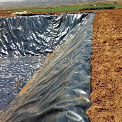 Glanzige geomembranen voor hellingsbescherming op buiten geprefabriceerde ruwe stortplaatsen