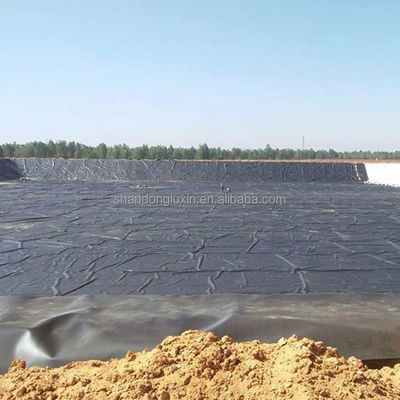 Glanzige geomembranen voor hellingsbescherming op buiten geprefabriceerde ruwe stortplaatsen