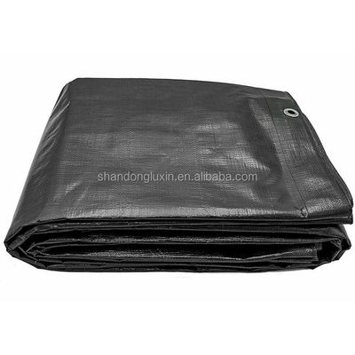 Polyethyleen zwart PE-doek voor regenbestendig en UV-bestand Breedte 2-11m
