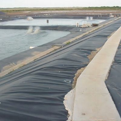Moderne lengte 50-200m milieuvriendelijk zwart geomembraan voor stortplaatsen