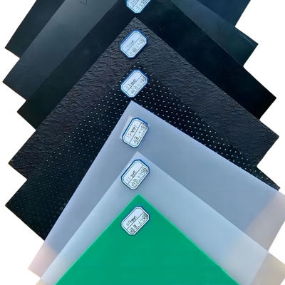 1mm 2mm breed zwart geomembraan voor septische tanks en stortplaatsen.