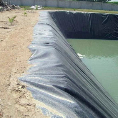 Vishouderij vijvers zwembad lagune aquacultuur hoogdichte polyethyleen geomembraan 2 mm