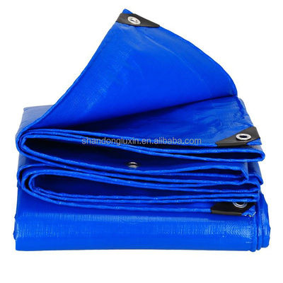 LDPE-coating Plaid Blue Pe Tarpaulin Roll Hdpe HDPE-plaat voor vrachtwagens Anti UV