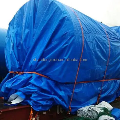 LDPE-coating Plaid Blue Pe Tarpaulin Roll Hdpe HDPE-plaat voor vrachtwagens Anti UV