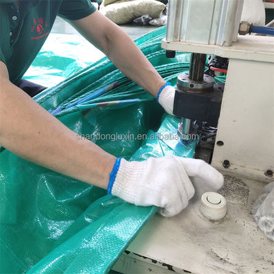 Buitenlandbouw Prefabricated UV Resistant PE Tarpaulin voor regen- en vochtbestendig
