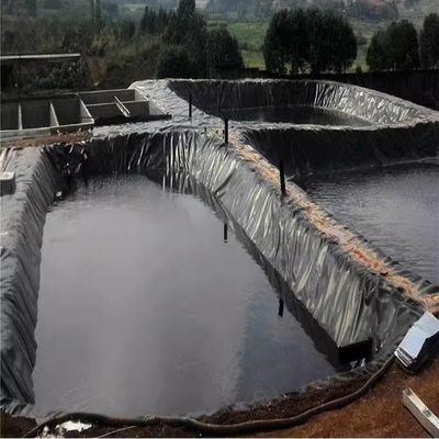 Zwart hoogdicht polyethyleen EVA-geomembraan voor landbouwwateropslagtanks