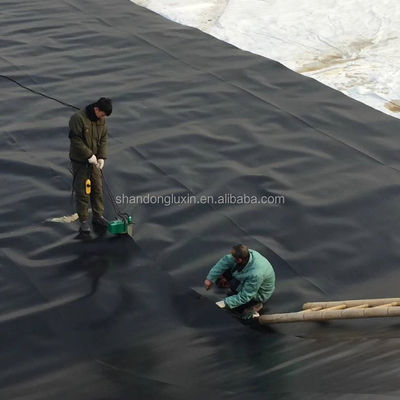 0.75mm Aquaculture PE Geomembrane Pond Liner voor vis Garnalen Gratis onderdelen inbegrepen
