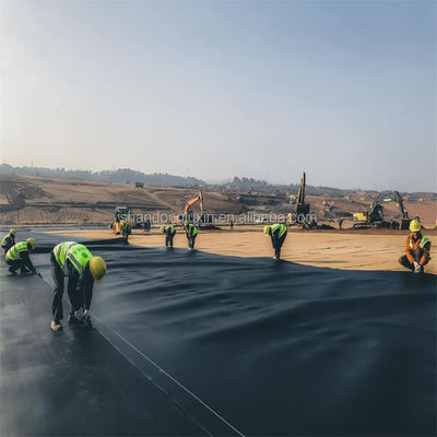 LLDPE reservoir Liner 1,5 mm voor Plastic Dam HDPE Geomembrane Plaat 50-200m Lengte