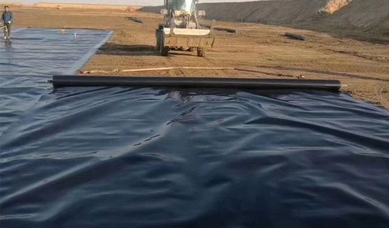HDPE Geomembrane Fish Pond Liner 0.5mm 1mm 2mm voor moderne stortplaatsen