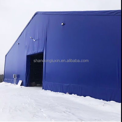 Aanpasbare afmetingen Blauw PVC-doek Duurzaam materiaal Breedte max 2m voor bedekkende artikelen
