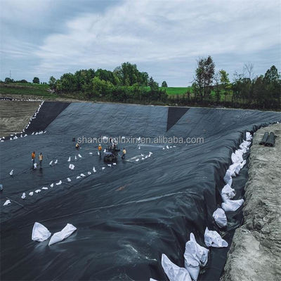1.5mm Zwart HDPE Geomembrane voor Lake Dam Liner Farm Liner Industrial Design Style