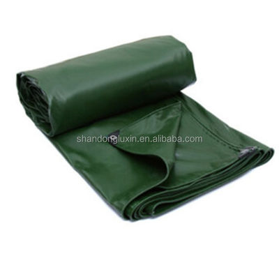 Aanpasbare grootte Tarpaulin UV-bestendige PVC-materiaal Perfect voor stofbedekkende behoeften