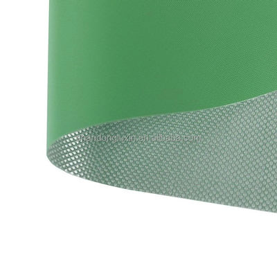 Regenbestendig, voorgefabriceerd groen PVC-doek met UV-bestandheid en zonnestraling