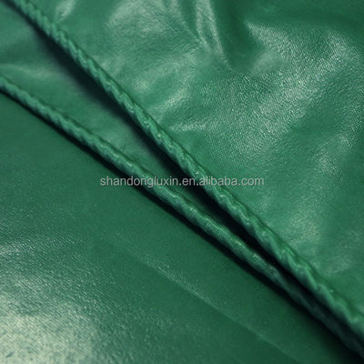 Regenbestendig, voorgefabriceerd groen PVC-doek met UV-bestandheid en zonnestraling