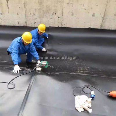 Waterdicht HDPE-geomembraan voor daktuinen of garnalenpoelen Langdurig en duurzaam