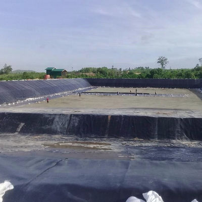 1.5mm HDPE Geomembrane voor mijnen vis vijver lagune meer en dam Liner Flexibel materiaal