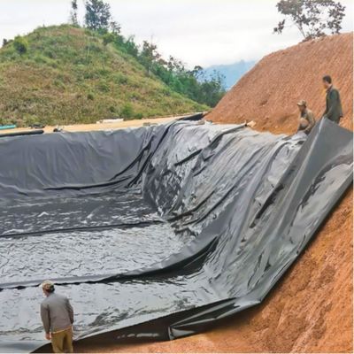 0.75mm HDPE Geomembrane Waterdicht voor kunstmatige Lake Tank Dam Landfill Lining Liner
