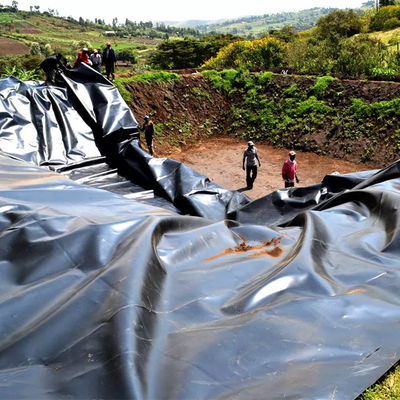 0.75mm HDPE Geomembrane Waterdicht voor kunstmatige Lake Tank Dam Landfill Lining Liner