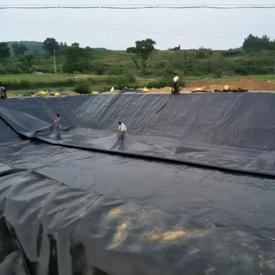 0.75mm HDPE Geomembrane Waterdicht voor kunstmatige Lake Tank Dam Landfill Lining Liner