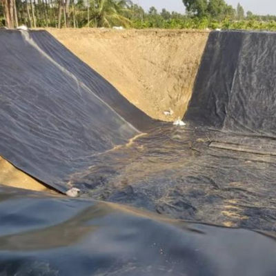 0.75mm HDPE Geomembrane Waterdicht voor kunstmatige Lake Tank Dam Landfill Lining Liner