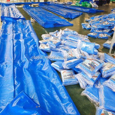 LDPE-gecoat PE-doek, zwaar en waterdicht voor vrachtwagen-, auto- en bootdekken