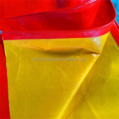 Witte gele PVC-doek regenbestendig waterbestendig zonnebestendig met een brede toepassingsmogelijkheid