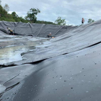 Waterdicht HDPE-geomembraan visvijverpoel-liner resistent membraan voor zwembadoppervlak