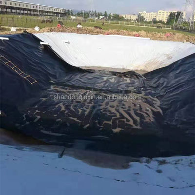 Moderne gladde geomembraan HDPE vispoelvoering voor stortplaatsen 1 mm tot 2 mm Lengte 50-200m