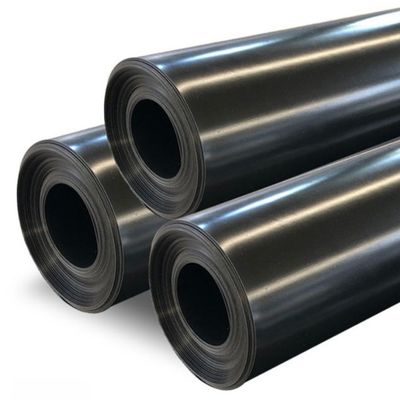 Zwarte HDPE vispoellijner 80mil 2mm Ontworpen voor biogasverteringsapparaten en afvalpoelen