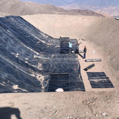 50-100m Lengte Witte HDPE Dam Liner Geomembrane voor de Visserij 1 mm Dikte