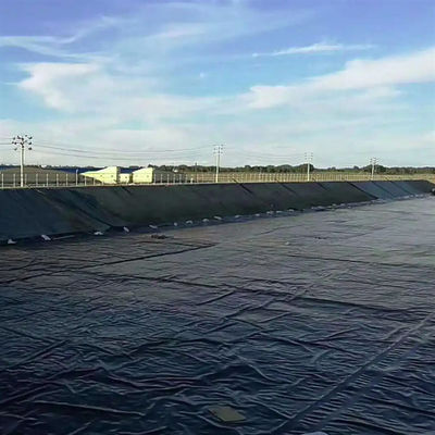 HDPE gladde geomembraan voor aquacultuur vis vijver Liner in 0,3 mm 0,5 mm 0,8 mm Dikte