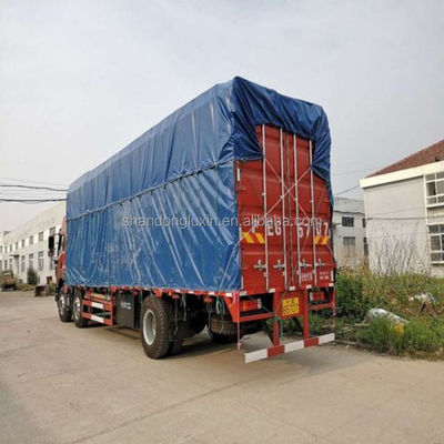 Gecoat type Pvc-gecoat traliesrol voor buitenste vrachtwagen-trailerdek voor zware voertuigen