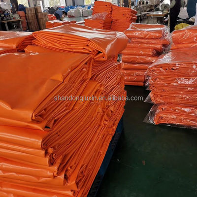 Truck Truck Waterdicht Tarpaulin Roll Heavy Duty PVC Duidelijk materiaal met geweven stof