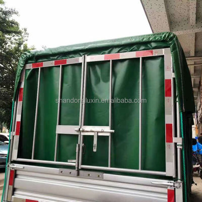 Waterdichte PVC-gecoate doek afgeronde vellen perfect voor vrachtwagen en vrachtwagen deksels