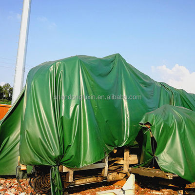 Waterdichte PVC-gecoate doek afgeronde vellen perfect voor vrachtwagen en vrachtwagen deksels