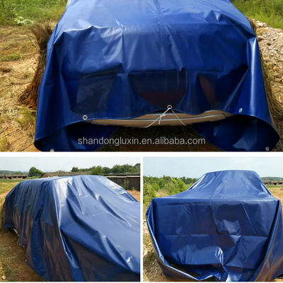 Op maat gecoate poly-tarp vrachtwagenbedekking Tarpaulin voor stofdichte en waterdichte bescherming