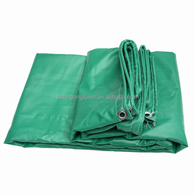 Blauw vuurvaste waterdichte doek PVC-doek afmetingen en lijst voor bouwterreinen