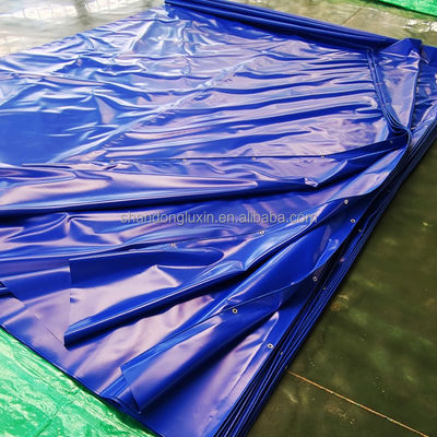 Gecoate pvc-stof polyester-trapolinrolletjes voor buitenste luifels en vrachtwagenbedekkingen Goed